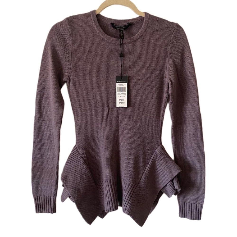 BCBGMaxAzria Loretta Sweater in Wineberry